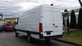 A 2024 Mercedes-Benz Sprinter 2500 van with a white exterior and a high roof viewed from the rear angle