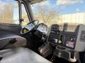 Interior view of a 2017 International 4300 truck showing the driver's seat dashboard and controls