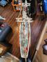 A 1974 model sailboat with intricate rigging and sails displayed for sale at a price of $2000 OBO