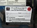 A white inspection sticker from Wolf Line Mechanical detailing the inspection of a Genie GTH-5519 with information about the model and inspection dates