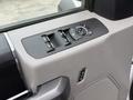 Close-up of the control panel on the door of a 2020 Ford F-550 featuring window switches and a mirror adjustment dial