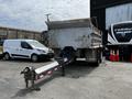 2013 K-Line 16 foot steel tandem pony 17 ton dump trailer with Air Weigh attached to a towing hitch