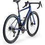 A 2026 BMC Roadmachine 01 ONE road bike featuring a sleek blue frame ergonomic handlebars and high-performance components designed for speed and efficiency