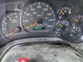 Dashboard of a 2008 GMC TC8500 showing various gauges including speedometer tachometer fuel gauge and warning lights