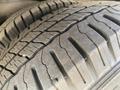 Close-up view of a tire tread on a 2020 Chevrolet Express showing detailed grooves and wear patterns
