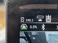 Digital display of a 2024 Caterpillar 306 featuring hour meter at 240.2 hours battery level at 0 and Bluetooth connectivity indicator
