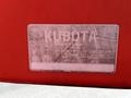 Label of a 2011 Kubota M8540D tractor displaying the model number serial number and manufacturing details