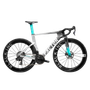 2026 Factor One SRAM Force with power meter featuring a sleek carbon frame and aerodynamic design equipped with BLACK INC wheels and contemporary color accents