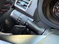 Close-up of the control stalk in a 2021 Subaru WRX featuring settings for headlights wipers and other functions