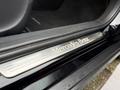 The image shows the polished aluminum threshold plate of a 2016 Mercedes-Benz GLA-250 featuring the brand name engraved on it