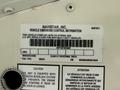 Label detailing vehicle emissions control information for a 2016 International CE300 truck including compliance with regulations and safety instructions