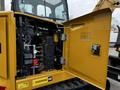 A 2024 Caterpillar 306 excavator with an open engine compartment displaying various mechanical components and detailed labeling