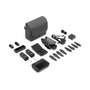 DJI Mavic 3 Pro Drone with Fly More Combo and DJI RC Pro includes the drone, controller, batteries, propellers, accessories, and a carrying case arranged neatly
