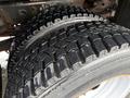 Close-up of a 2011 Dodge Ram 5500 tire showcasing its detailed tread pattern and robust design