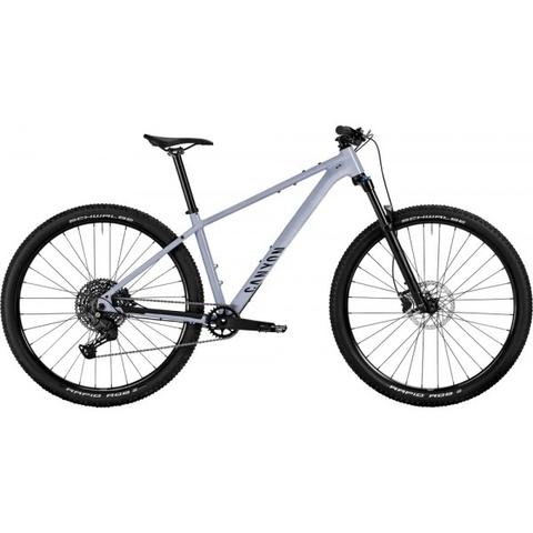 2025 Canyon Grand Canyon AL 5 Mountain Bike featuring a lightweight frame wide tires and a modern design suitable for off-road trails