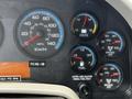 Dashboard of a 2017 International WorkStar 7600 showing speedometer fuel gauge and various pressure and voltage indicators