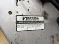 2013 Ford F-650 with a focus on the lubrication specifications label detailing winter and summer gear case oil requirements
