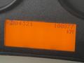 Display screen of a 2016 International 7400 showing the vehicle identification number and odometer reading of 100877 kilometers
