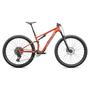 2025 Specialized Epic 8 Comp Mountain Bike with an orange frame wide tires and a sleek design suitable for off-road cycling