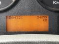 A digital display showing the gear indicator as R with the number 4321 and an odometer reading of 54859 KM