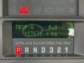 Digital display of a 2008 Ford F-550 showing trip A mileage as 0.0 and total distance as 15773.4 km with an indication for ultra low sulfur diesel fuel only