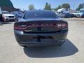 A black 2019 Dodge Charger viewed from the rear showing the distinctive taillights and brand emblem