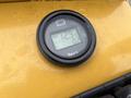 A digital display on a 2024 AGT Industrial KRW23 Mini Loader showing voltage at 12.9V and hours at 0.2