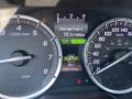 Dashboard display of a 2017 Acura TLX showing speedometer fuel statistics and gear indicator