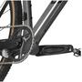 A close-up of a 2025 Canyon Grizl CF SL 8 Eagle road bike showcasing the crankset pedals and chainrings with gravel bike features