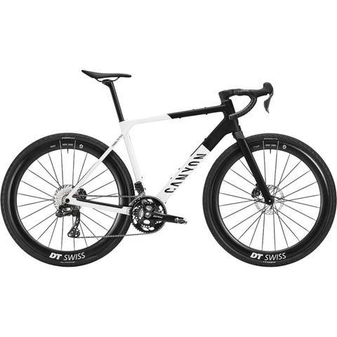 2026 Canyon Grail CF SLX 8 Carbon Gravel Road Bike featuring a sleek design disc brakes and DT Swiss wheels