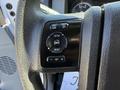 Control buttons on the steering wheel of a 2014 Ford F-250 SD including options for information setup and reset