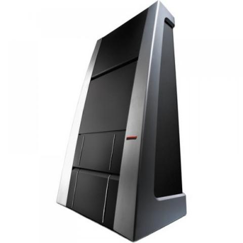 Hasselblad Flextight X1 Scanner with a sleek design featuring a black front panel and silver accents and a compact vertical structure