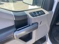 Interior view of a 2017 Ford F-150 door panel showing controls for windows door locks and a speaker slot