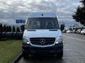 Front view of a 2017 Mercedes-Benz Sprinter van with a white exterior and distinctive Mercedes emblem on the grille