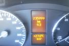Dashboard of a 2012 Mercedes-Benz Sprinter displaying mileage as 235999 km fuel consumption as 9.3 L/100 km temperature as 27°C and time as 0:37