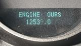 A digital display showing "ENGINE OILS 12537 0" on the dashboard of a 2013 Chevrolet Silverado 1500