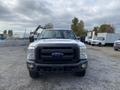 Front view of a 2015 Ford F-250 Super Duty truck with a black grille and Ford logo prominently displayed
