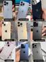 Collage of various iPhone models including iPhone 8 Plus iPhone 11 Pro iPhone XS Max iPhone 7 Plus with 100 percent original branding