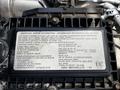 Label detailing important engine information for a 2018 Hino 195 including model specifications and operational guidelines