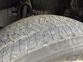 Close-up of a worn tire tread from a 2008 International CityStar showing distinct grooves and patterns on the rubber surface
