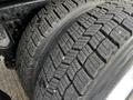 Close-up of a tire from a 2008 International 7500 showing deep tread patterns indicating good traction and wear condition