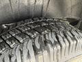 Close-up of a tire from a 2019 Mercedes-Benz Sprinter showing tread pattern and surface texture