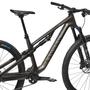 A 2025 Canyon Neuron CF 7 mountain bike featuring a sleek design with a dark frame and prominent branding equipped with quality components for off-road performance