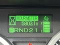 Digital display panel showing hour meter reading of 5803.1 hours with indicators for fuel and engine temperature on a 2018 Isuzu NPR