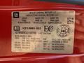 2018 GMC Canyon vehicle information label displaying specifications including GVWR engine details and tire pressure recommendations