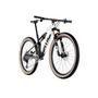 2024 BMC Fourstroke 01 LTD Mountain Bike with a sleek black and white frame large wheels and tan tires designed for off-road cycling