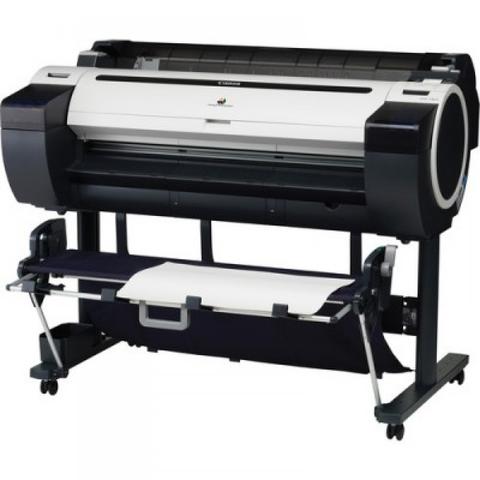 Canon Image PROGRAF IPF785 36 inch Large-Format Inkjet Printer with a paper roll holder and control panel