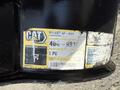 A label on a bucket attachment for a 2022 Caterpillar 306 indicating the model number 48C-991 and the part type as a bucket GP hoe