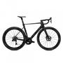 2026 Factor Ostro Vam Shimano Dura Ace Carbon Aero Road Bike featuring a sleek black frame aerodynamic design and disc brakes with high-profile wheels