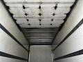 Interior view of a 2019 Hino 195 box truck showing the metal framework and clean white walls of the cargo area